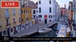 ヴェネツィアのドルソドゥーロ地区にある水路リオ・デ・サン・ヴィオのライブカメラ|イタリアヴェネト州のサムネイル