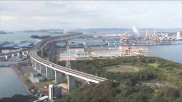 主塔付近から瀬戸大橋のライブカメラ|香川県坂出市