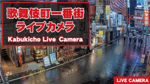 下村ビル付近から歌舞伎町一番街のライブカメラ|東京都新宿区のサムネイル