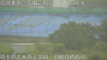 荒川 羽根倉橋のライブカメラ|埼玉県志木市