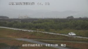岐阜県瑞穂市 揖斐川 平野井川のライブカメラ