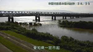 愛知県一宮市 木曽川 起のライブカメラ