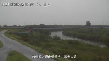 杭瀬川 牧田川合流点のライブカメラ|岐阜県大垣市のサムネイル