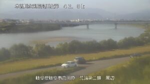 岐阜県岐阜市 長良川 荒田川論田川第二のライブカメラ