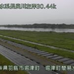 長良川 堀津簡易水位のライブカメラ|岐阜県羽島市のサムネイル