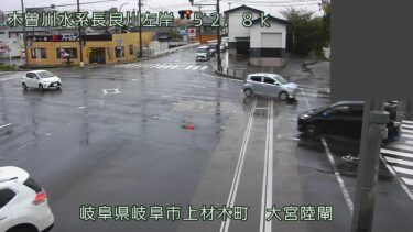 長良川 大宮陸閘のライブカメラ|岐阜県岐阜市のサムネイル
