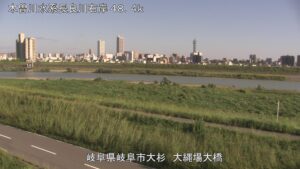 岐阜県岐阜市 長良川 大縄場大橋のライブカメラ