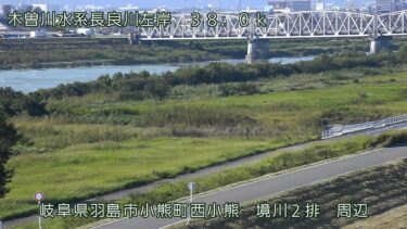 長良川 境川第二のライブカメラ|岐阜県羽島市