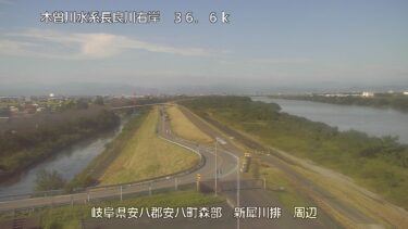 長良川 新犀川のライブカメラ|岐阜県安八町