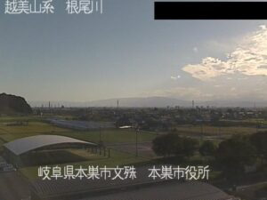 岐阜県本巣市 根尾川 本巣市役所のライブカメラ