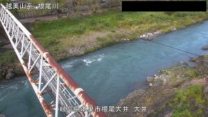 岐阜県本巣市 根尾川 大井のライブカメラ