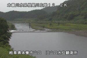 岐阜県本巣市 根尾川 山口雨量観測所のライブカメラ