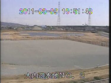 巴川 大内遊水地No3のライブカメラ|静岡県静岡市