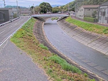 巴川 上土水位観測局のライブカメラ|静岡県静岡市