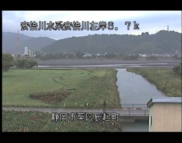 安倍川 辰起町のライブカメラ|静岡県静岡市のサムネイル