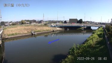 中丸川 柳沢橋のライブカメラ|茨城県ひたちなか市