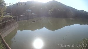 茨城県北茨城市 花園川 水沼ダムのライブカメラ