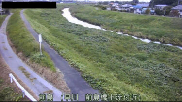 早川 前島橋上流のライブカメラ|群馬県太田市