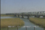 揖斐川 JR橋梁上流のライブカメラ|三重県桑名市のサムネイル