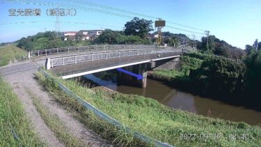 飯沼川 宝光院橋のライブカメラ|茨城県坂東市