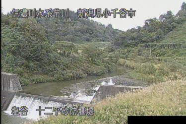 芋川 十二平砂防堰堤のライブカメラ|新潟県小千谷市