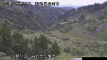 芋川 寺野砂防堰堤上流のライブカメラ|新潟県長岡市