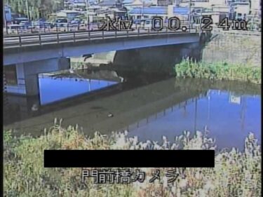 可児川 門前橋のライブカメラ|岐阜県御嵩町のサムネイル