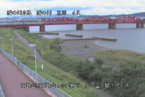 和歌山県和歌山市 紀の川 紀の国大橋下流左岸のライブカメラ