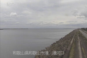 和歌山県和歌山市 紀の川 湊河口のライブカメラ