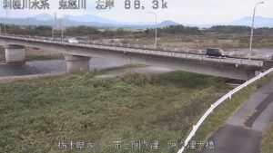 栃木県さくら市 鬼怒川 阿久津大橋のライブカメラ