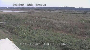鬼怒川 勝瓜（上）水位観測所のライブカメラ|栃木県宇都宮市