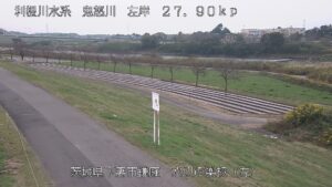 茨城県下妻市 鬼怒川 水辺の楽校（左）のライブカメラ