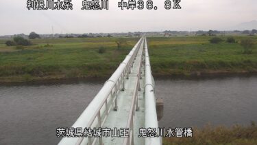 鬼怒川 水管橋のライブカメラ|茨城県結城市