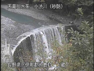 小渋川 上蔵のライブカメラ|長野県大鹿村のサムネイル