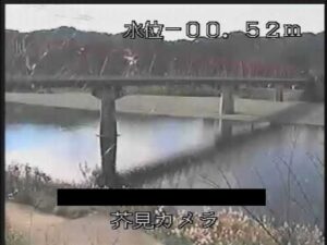 岐阜県岐阜市 長良川 芥見のライブカメラ