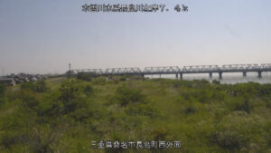 三重県桑名市 長良川 西外面のライブカメラ