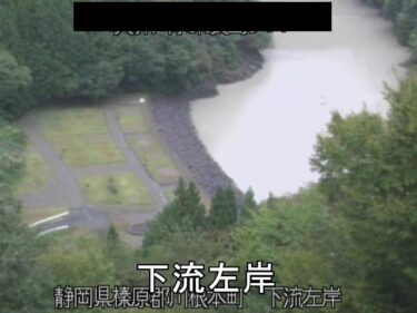 長島ダム 下流左岸のライブカメラ|静岡県川根本町