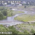 中津川 東京電力下船渡取水堰のライブカメラ|新潟県津南町のサムネイル