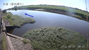 茨城県河内町 新利根川 生板のライブカメラ