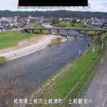 庄内川 土岐観測所のライブカメラ|岐阜県土岐市のサムネイル