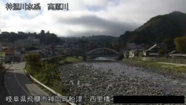 高原川 西里橋のライブカメラ|岐阜県飛騨市