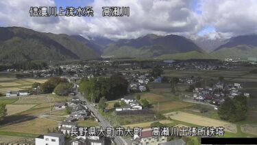 高瀬川 高瀬川出張所のライブカメラ|長野県大町市