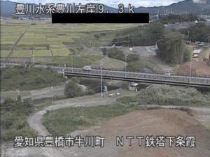 愛知県豊橋市 豊川 NTT鉄塔付近のライブカメラ