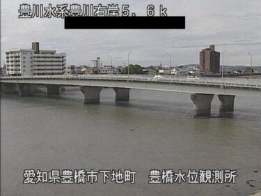 豊川 豊橋水位観測所付近のライブカメラ|愛知県豊橋市
