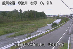 三重県名張市 宇陀川 錦滝橋のライブカメラ