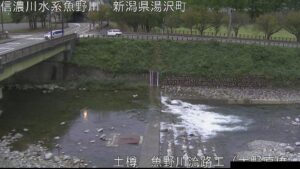 新潟県湯沢町 魚野川 大野原橋のライブカメラ