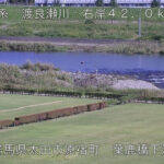 渡良瀬川 葉鹿橋下流のライブカメラ|群馬県太田市のサムネイル