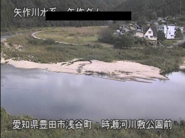 矢作ダム 時瀬河川敷公園付近のライブカメラ|愛知県豊田市