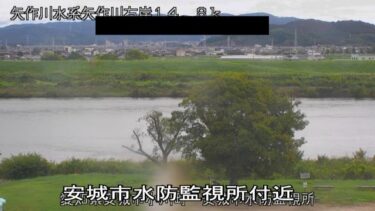 矢作川 安城市水防監視所付近のライブカメラ|愛知県安城市