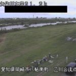 矢作川 乙川合流点付近のライブカメラ|愛知県岡崎市のサムネイル